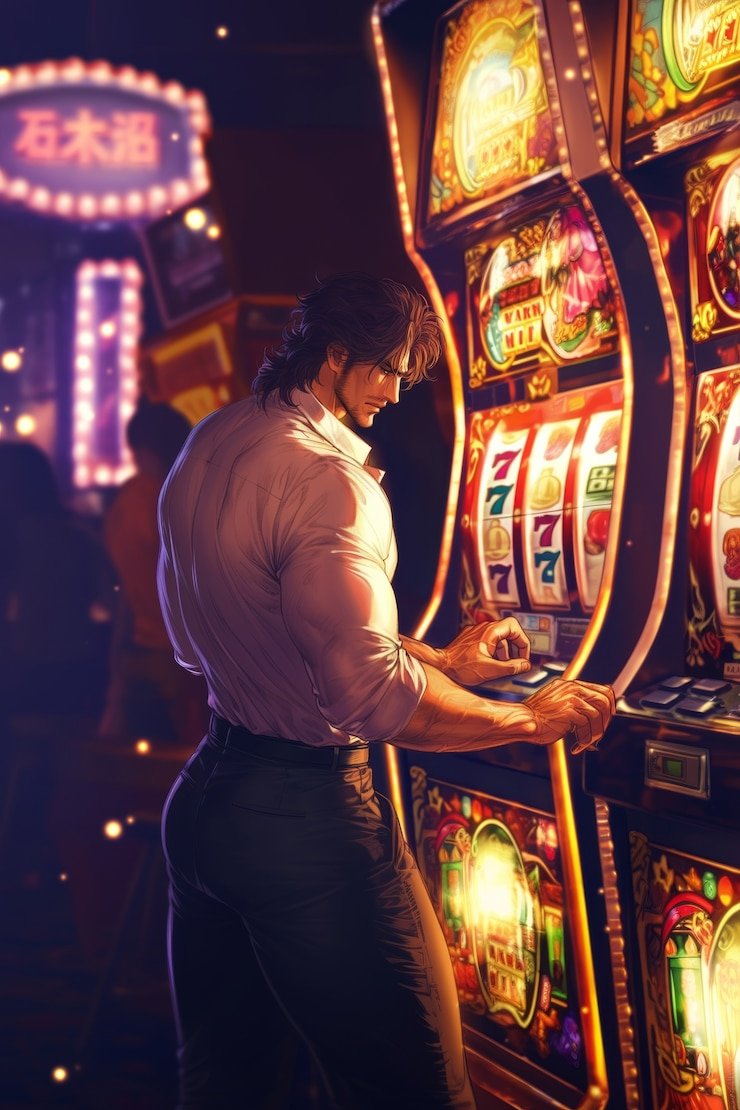 Dealer profesional melempar dadu dalam permainan Dadu Online bunga189